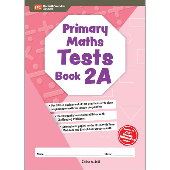 Marshall Cavendish Primary Maths Tests Book 2A - ISBN 9789815028959