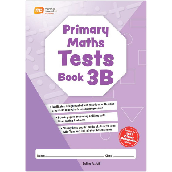 Marshall Cavendish Primary Maths Tests Book 3B - ISBN 9789814917711