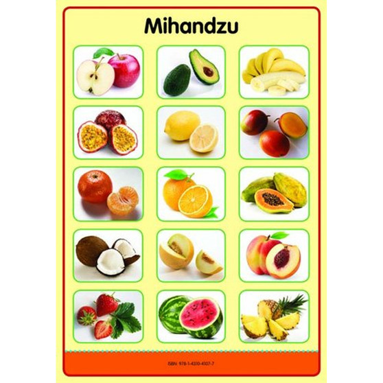 Tinhlamula Ta Hinkwaswo Xitsonga Giredi R Poster: Mihandzu - ISBN 9781431041077