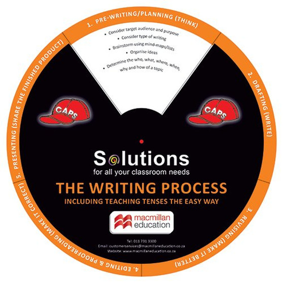 The Writing Process/Teaching Tenses Wheel (Pack of 5) - ISBN 9781779974563
