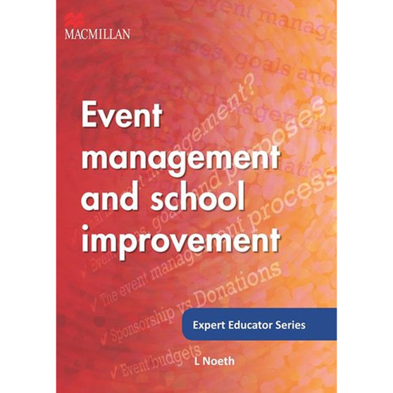 DIGITAL - Event Management and School Improvement Ebook - ISBN 9781431036790