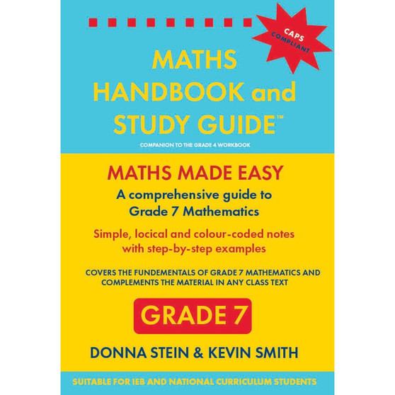 Maths Handbook and Study Guide Grade 7 - ISBN 9780637008839