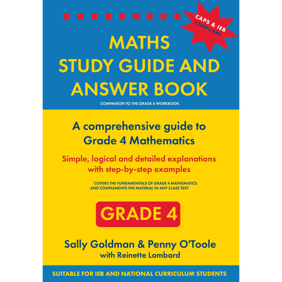 Maths Study Guide and Answer Book Grade 4 - ISBN 9780637009386