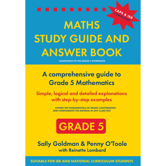 Maths Study Guide and Answer Book Grade 5 - ISBN 9780637008853