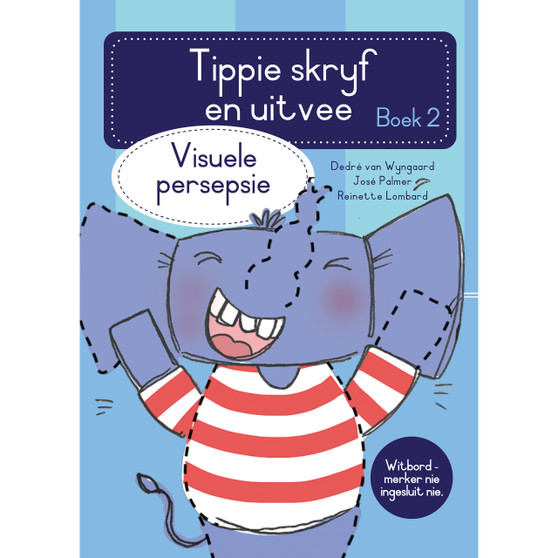 Tippie skryf-en-uitvee boek 2: Visuele persepsie - ISBN 9780637006118
