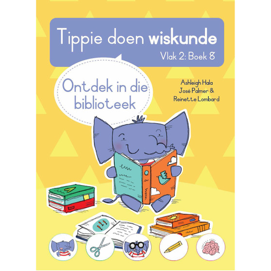 Tippie doen wiskunde (Vlak 2 Boek 8): Ontdek in die biblioteek - ISBN 9780637004916