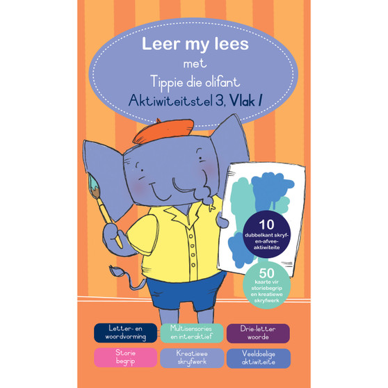 Leer my lees met Tippie die olifant Aktiwiteitstel 3 Vlak 1 - ISBN 9780637000512