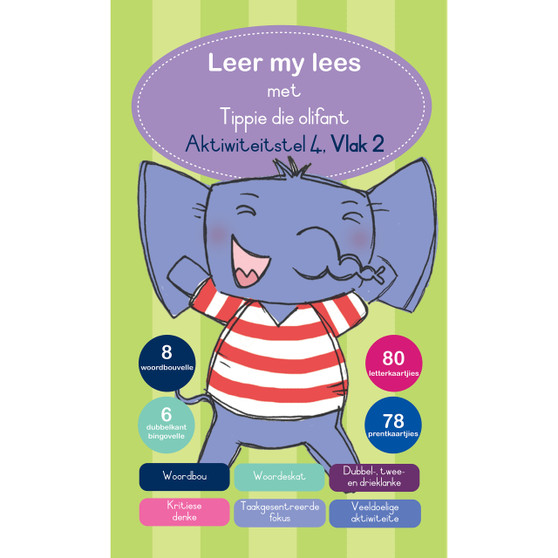 Leer my lees met Tippie die olifant Aktiwiteitstel 4 Vlak 2 - ISBN 9780637000604