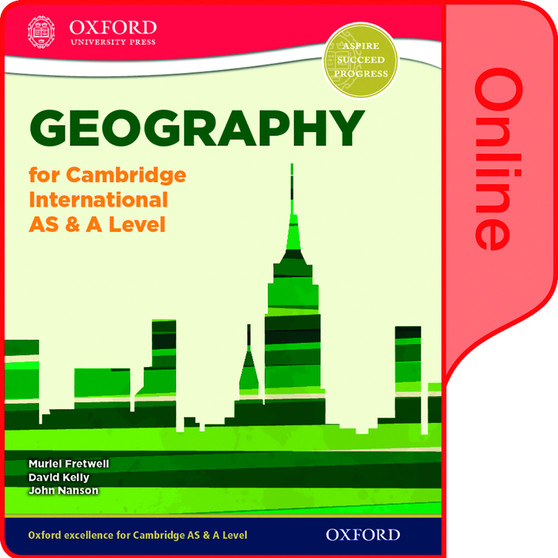 DIGITAL - Oxford Geography for Cambridge International AS & A Level Online Student Book - ISBN 9780198367062