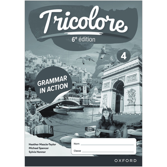Oxford Tricolore Grammar in Action Workbook 4 (6th edition) (Pack of 8) - ISBN 9781382045353
