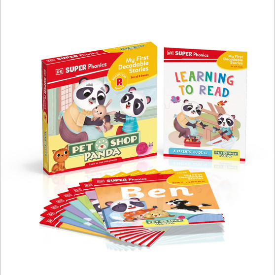 DK Super Phonics My First Decodable Stories Pet Shop Panda - ISBN 9780241687376