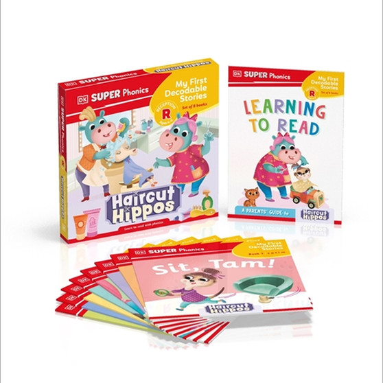 DK Super Phonics My First Decodable Stories Haircut Hippos - ISBN 9780241699874