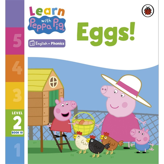 Learn with Peppa Phonics Level 2 Book 10 – Eggs! (Phonics Reader) - ISBN 9780241576212