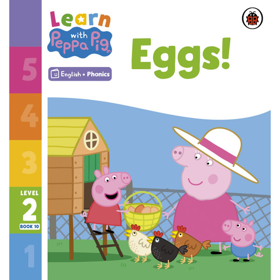 Learn with Peppa Phonics Level 2 Book 10 – Eggs! (Phonics Reader) - ISBN 9780241576212