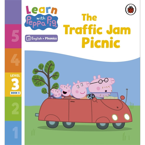 Learn with Peppa Phonics Level 3 Book 5 – The Traffic Jam Picnic (Phonics Reader) - ISBN 9780241576267
