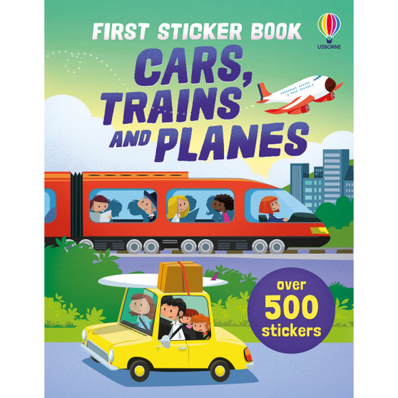 First Sticker Book Cars, Trains and Planes - ISBN 9781836048206