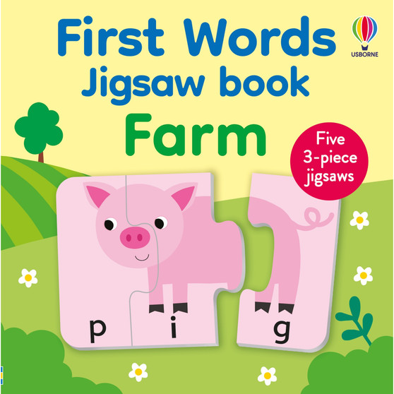 First Words Jigsaw Book: Farm - ISBN 9781803704913