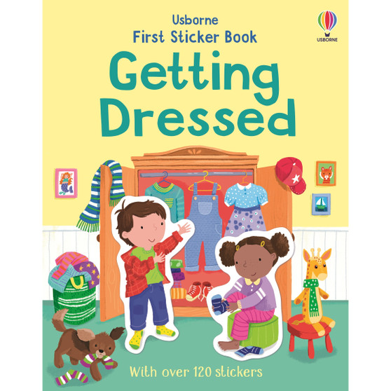 First Sticker Book Getting Dressed - ISBN 9781836041597