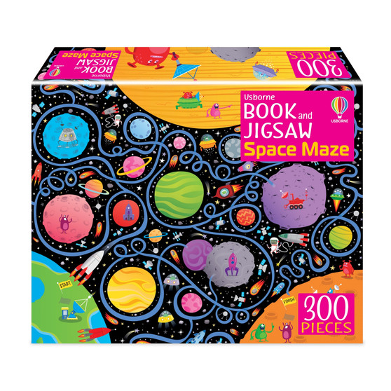 Usborne Book and Jigsaw Space Maze - ISBN 9781805077923