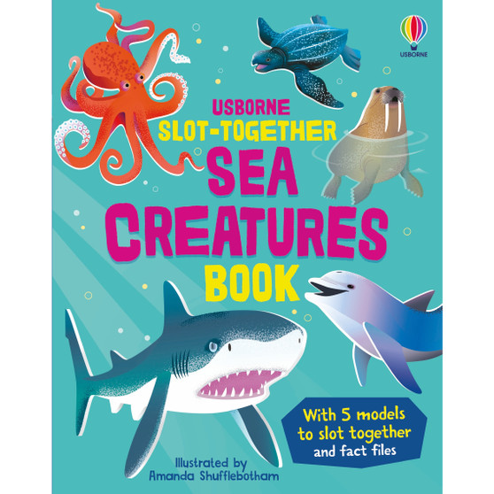 Slot-together Sea Creatures Book - ISBN 9781835409329
