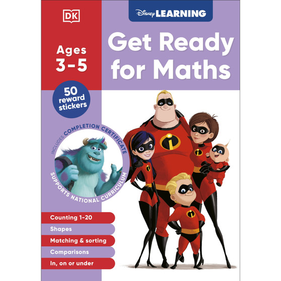 Disney Learning Get Ready for Maths (Ages 3-5) - ISBN 9780241763780