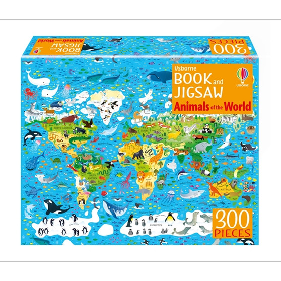 Usborne Book and Jigsaw Animals of the World - ISBN 9781805072898