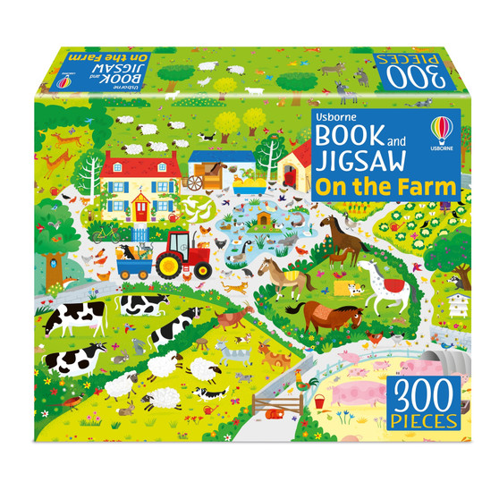 Usborne Book and Jigsaw On the Farm - ISBN 9781805072881