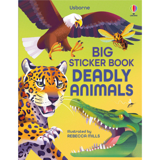 Big Sticker Book Deadly Animals - ISBN 9781805076803