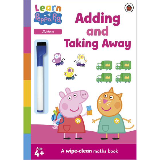 Learn with Peppa: Adding and Taking Away wipe-clean activity book - ISBN 9780241645659