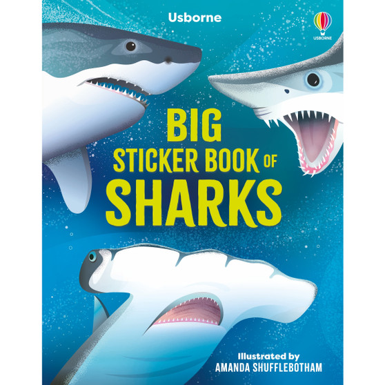 Big Sticker Book of Sharks - ISBN 9781805072775