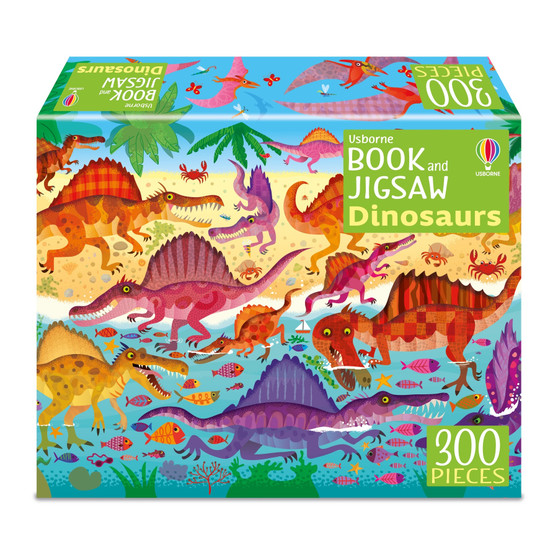 Usborne Book and Jigsaw Dinosaurs - ISBN 9781805319443
