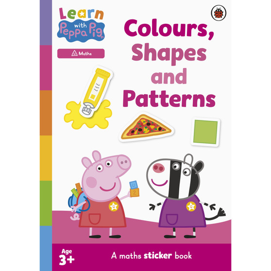 Learn with Peppa: Colours, Shapes and Patterns sticker activity book - ISBN 9780241645611