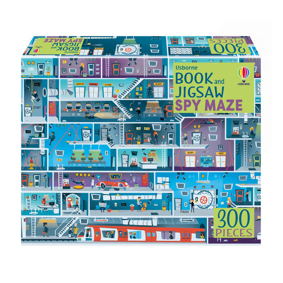 Usborne Book and Jigsaw Spy Maze - ISBN 9781803705071