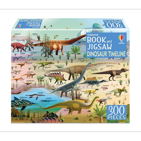 Book and Jigsaw Dinosaur Timeline - ISBN 9781805315865