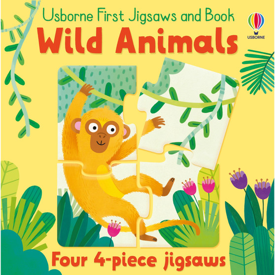 Usborne First Jigsaws and Book: Wild Animals - ISBN 9781801313599