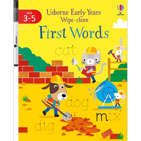 Early Years Wipe-Clean First Words - ISBN 9781474986717