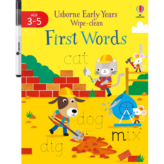 Early Years Wipe-Clean First Words - ISBN 9781474986717