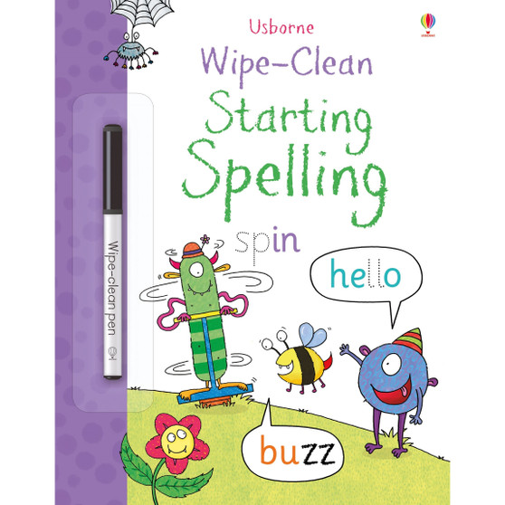 Wipe-clean Starting Spelling - ISBN 9781474922340