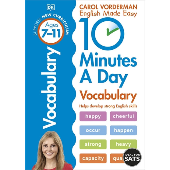 10 Minutes A Day Vocabulary, Ages 7-11 (Key Stage 2) - ISBN 9780241183854