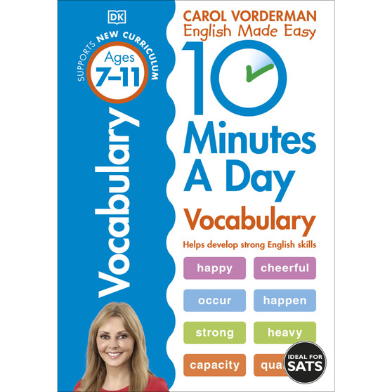 10 Minutes A Day Vocabulary, Ages 7-11 (Key Stage 2) - ISBN 9780241183854