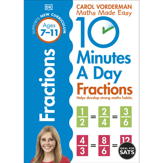 10 Minutes A Day Fractions, Ages 7-11 (Key Stage 2) - ISBN 9780241182321