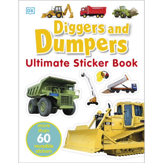 Diggers & Dumpers Ultimate Sticker Book - ISBN 9781405308861