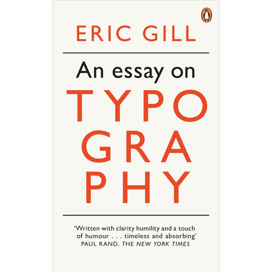 An Essay on Typography - ISBN 9780141393568
