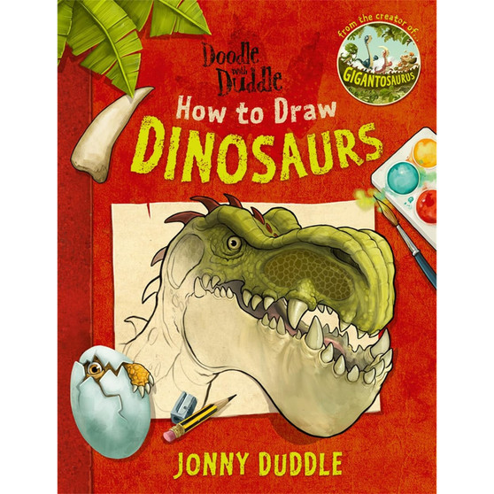 Doodle with Duddle: How to Draw Dinosaurs - ISBN 9781800784376