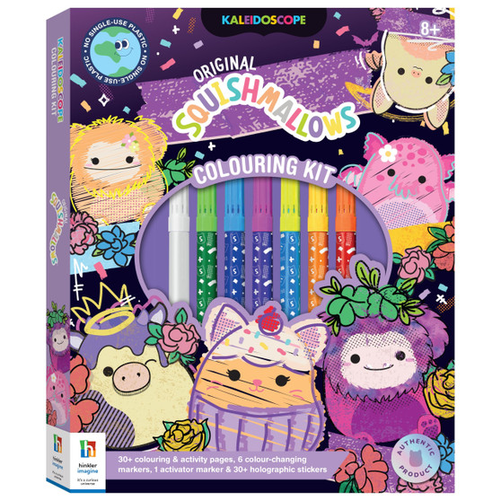 Kaleidoscope Colouring Kit: Squishmallows - ISBN 9781488961519