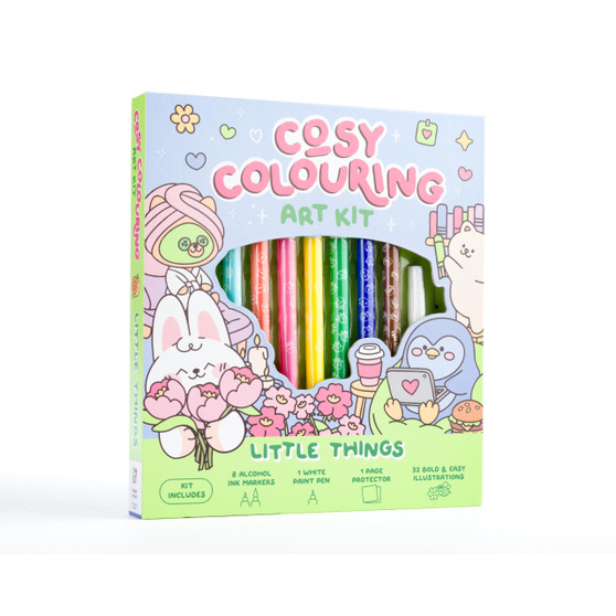 Art Maker Cosy Colouring Little Things Kit - ISBN 9781488971181
