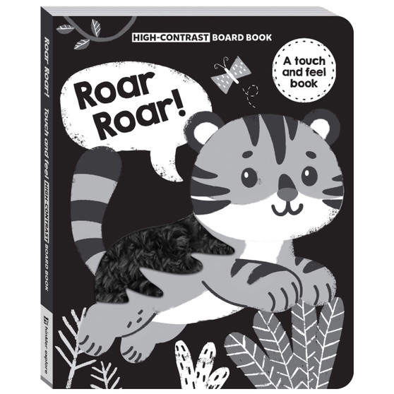 (New July) High Contrast Board Book Touch and Feel: Rawr Rawr - ISBN 9781488967337