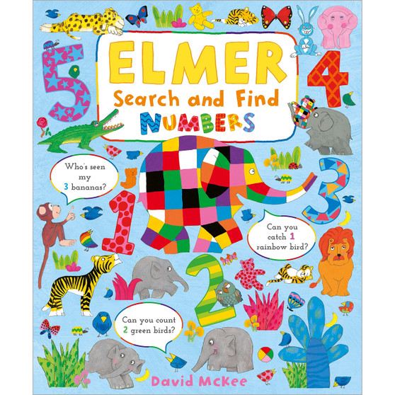 Ltd Elmer Search and Find Numbers - ISBN 9781839131653