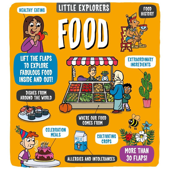 Little Explorers: Food (Board Book) - ISBN 9781800783256
