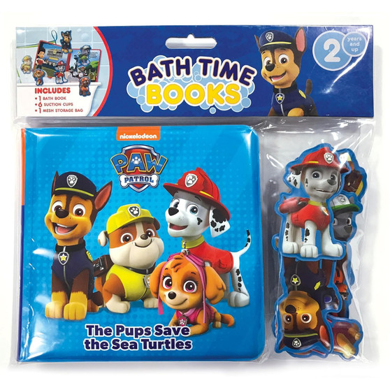 Paw Patrol The Pups Save the Sea Turtles Bath Time Books - ISBN 9782764348611